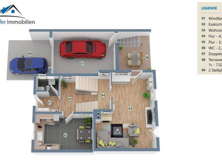 Doppelhaushälfte zum Kauf 359.000 € 6 Zimmer 163 m² 273 m² Grundstück frei ab 01.04.2026 Lengthal Moosthenning 84164
