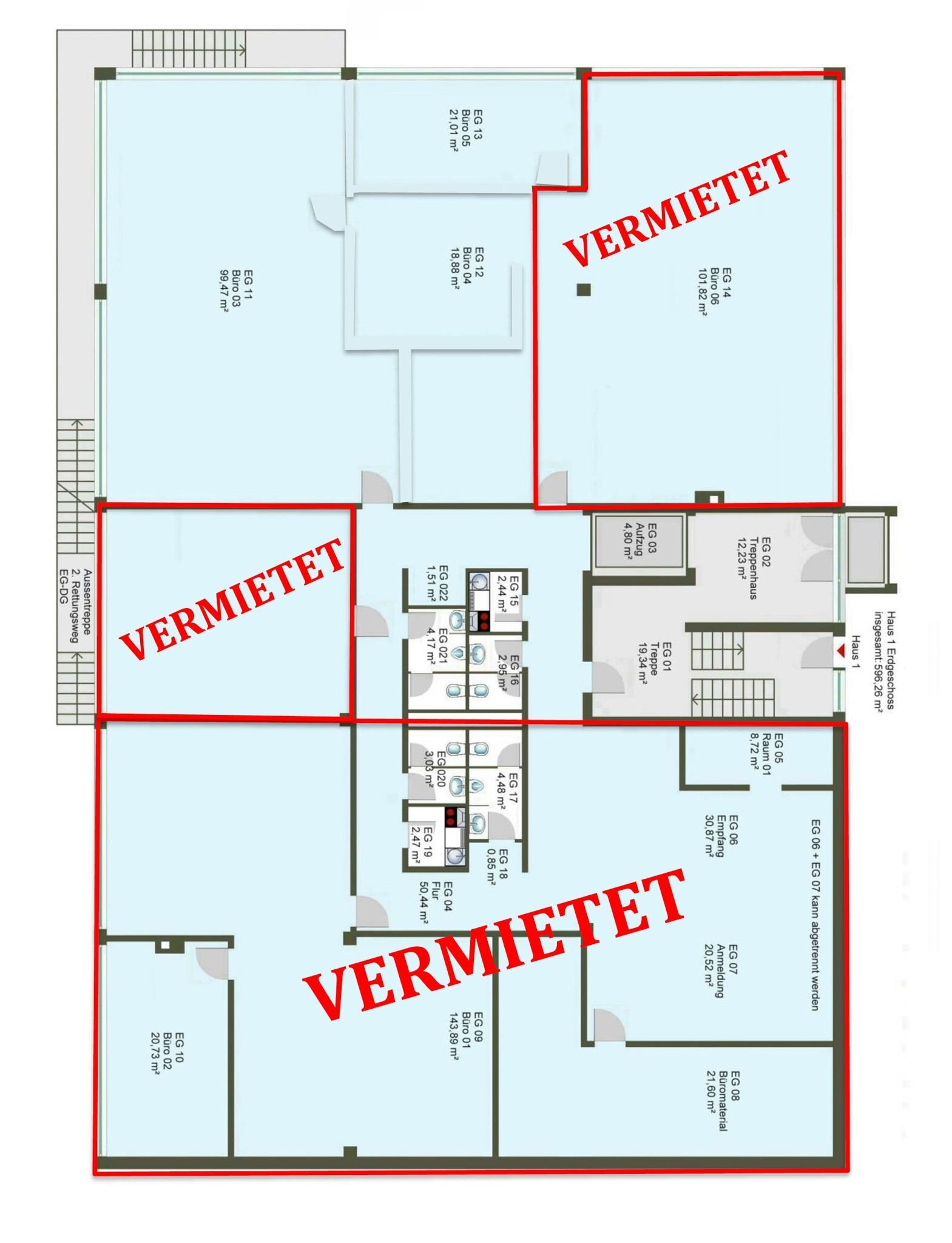 Büro-/Praxisfläche zur Miete provisionsfrei 6,50 € 4.062 m²<br/>Bürofläche von 100 m² bis 4.062 m²<br/>Teilbarkeit Dr.-Karl-Slevogt-Straße 1-3 Weilheim Weilheim in Oberbayern 82362