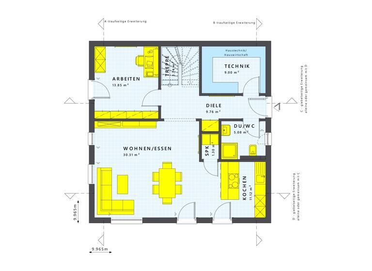 Einfamilienhaus zum Kauf 636.613 € 8 Zimmer 167,7 m² 950 m² Grundstück Amelinghausen Ammelinghausen 21386