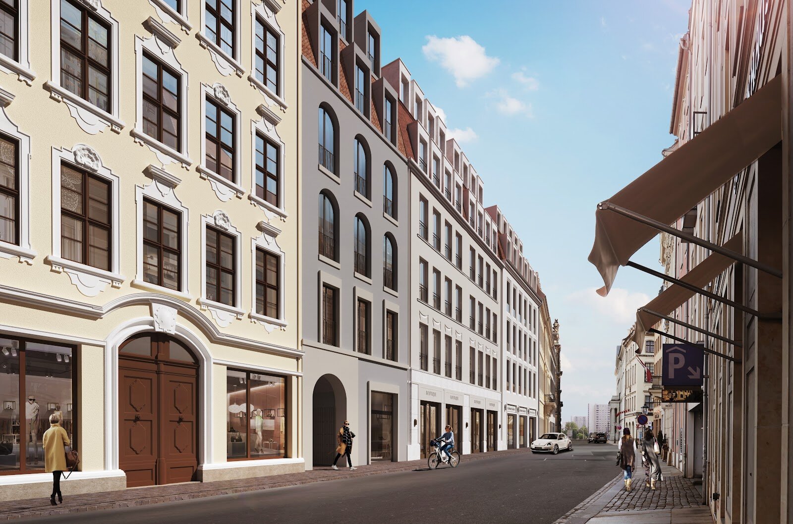 Penthouse zur Miete 688 € 1 Zimmer 41,7 m²<br/>Wohnfläche 5.<br/>Geschoss 16.01.2025<br/>Verfügbarkeit Landhausstraße 3c Innere Altstadt-Ost Dresden 01067