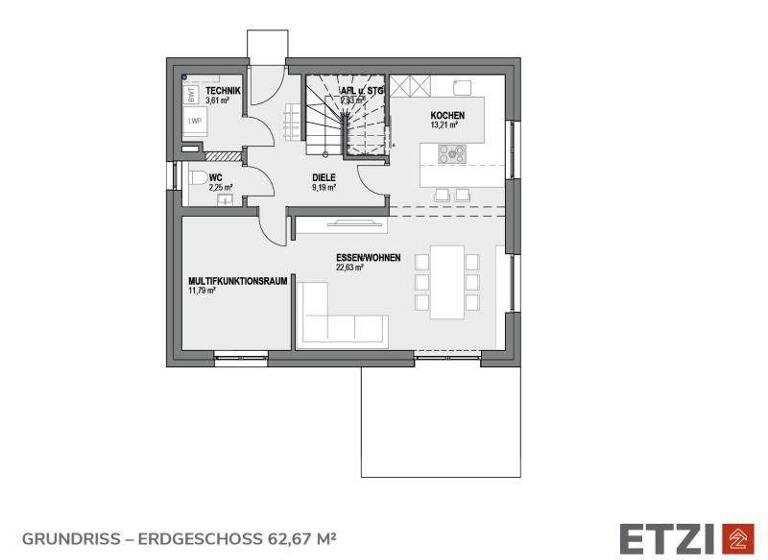 Einfamilienhaus zum Kauf - Erstbezug provisionsfrei 477.500 € 5 Zimmer 129,7 m² 844 m² Grundstück Grünau im Almtal 4645