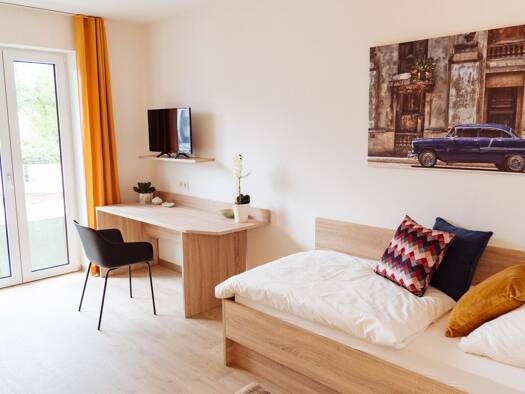 Wohnung zur Miete - Erstbezug 260 € 1 Zimmer 23,1 m² EG frei ab sofort Deggendorf Deggendorf 94469