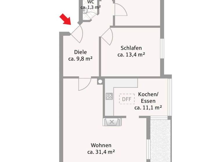 Wohnung zum Kauf 529.000 € 3 Zimmer 100 m² 1. Geschoss Aschau 83229