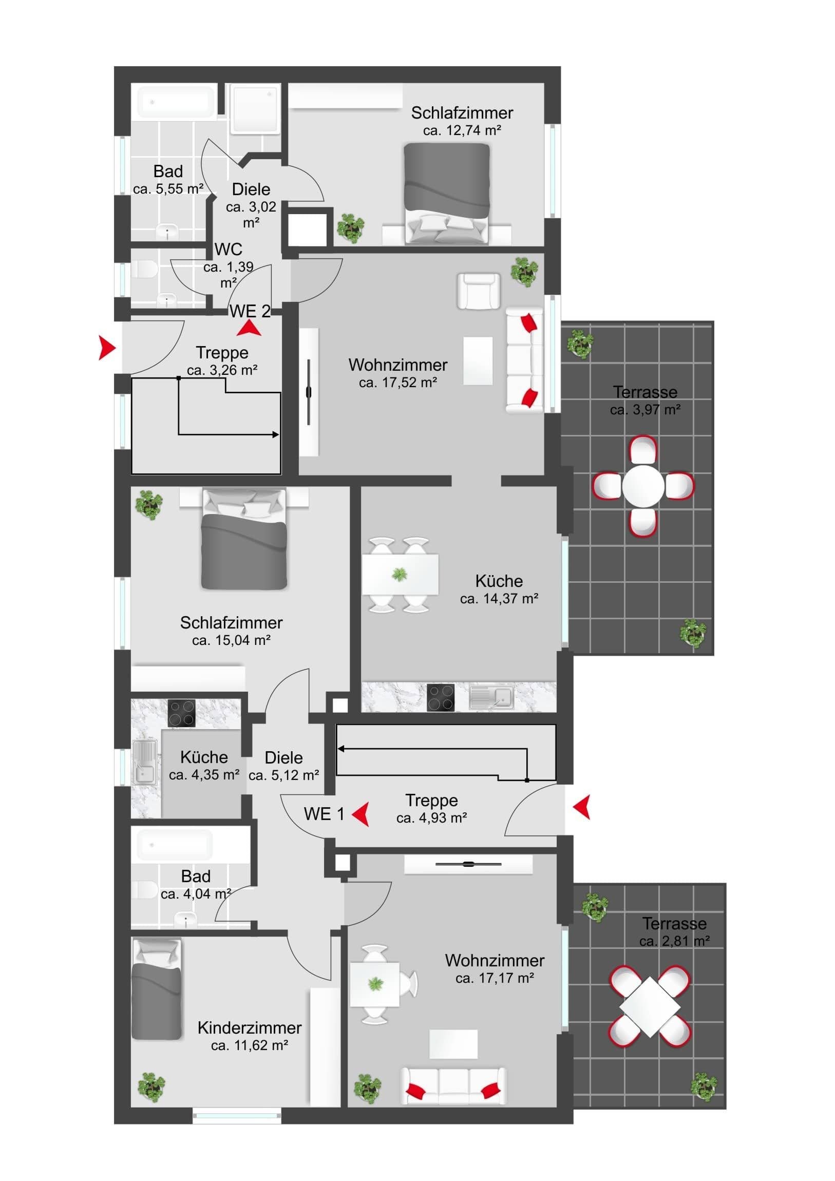 Mehrfamilienhaus zum Kauf als Kapitalanlage geeignet 1.950.000 € 20 Zimmer 459,3 m²<br/>Wohnfläche 611 m²<br/>Grundstück Waldtrudering München 81827