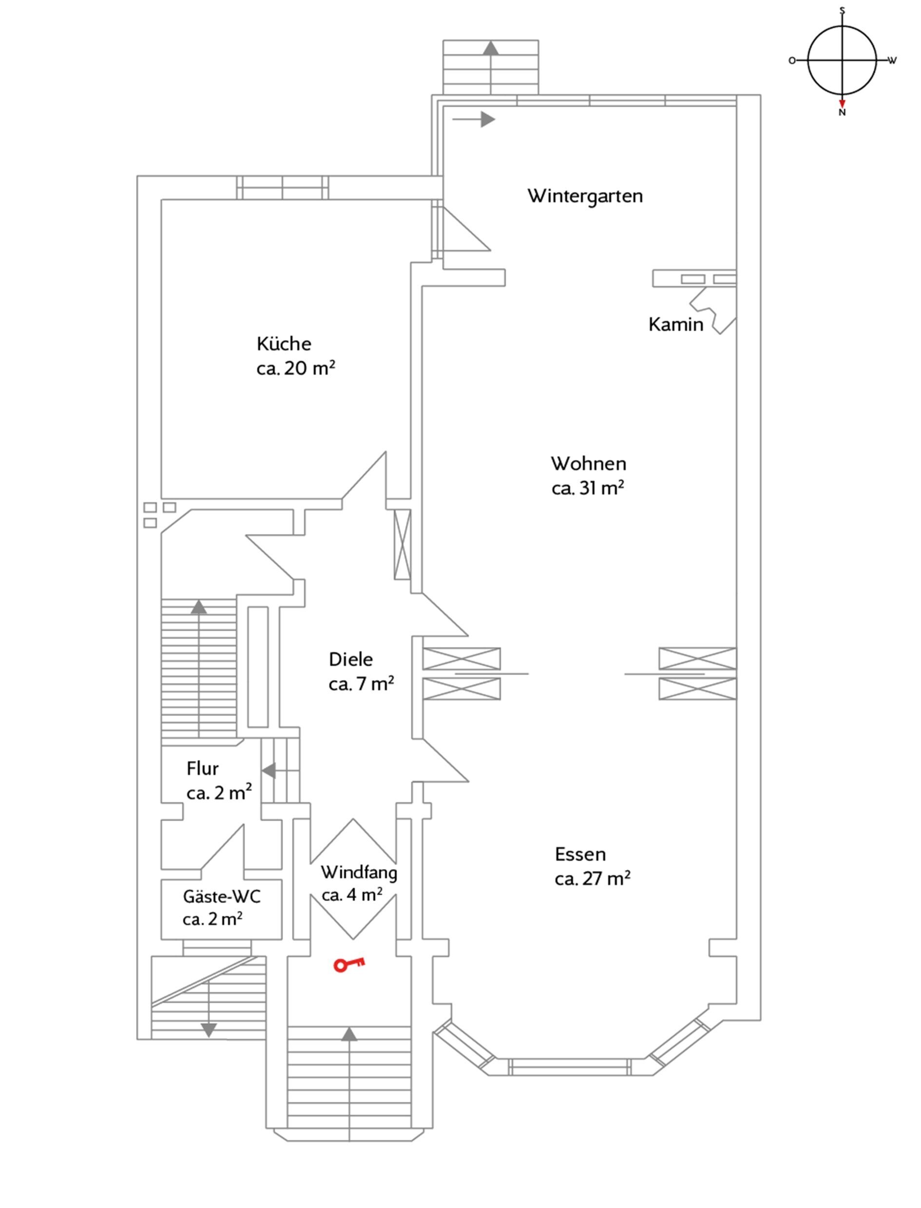 Stadthaus zum Kauf 6.350.000 € 9 Zimmer 287 m²<br/>Wohnfläche 375 m²<br/>Grundstück Harvestehude Hamburg 20144