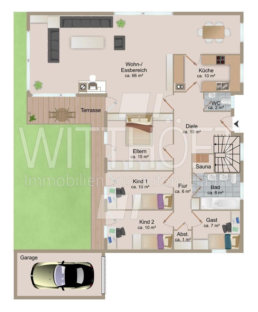 Bungalow zum Kauf 595.000 € 5 Zimmer 136,2 m²<br/>Wohnfläche 1.006 m²<br/>Grundstück Lemsahl - Mellingstedt Hamburg / Lemsahl-Mellingstedt 22397