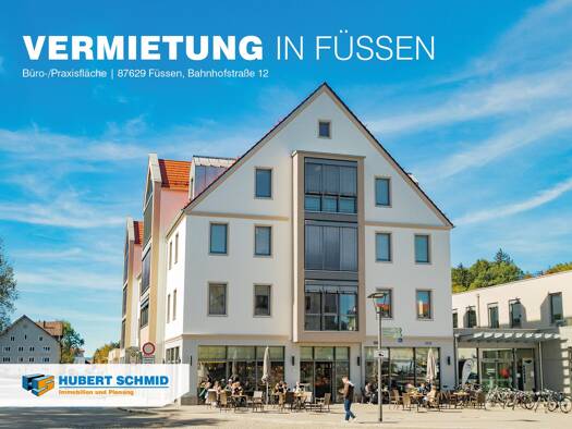 Büro zur Miete provisionsfrei 192 m² Bürofläche Bahnhofstraße 12 Füssen Füssen 87629
