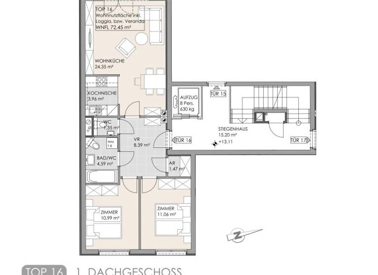 Wohnung zum Kauf 449.000 € 3 Zimmer Wien,Ottakring 1160