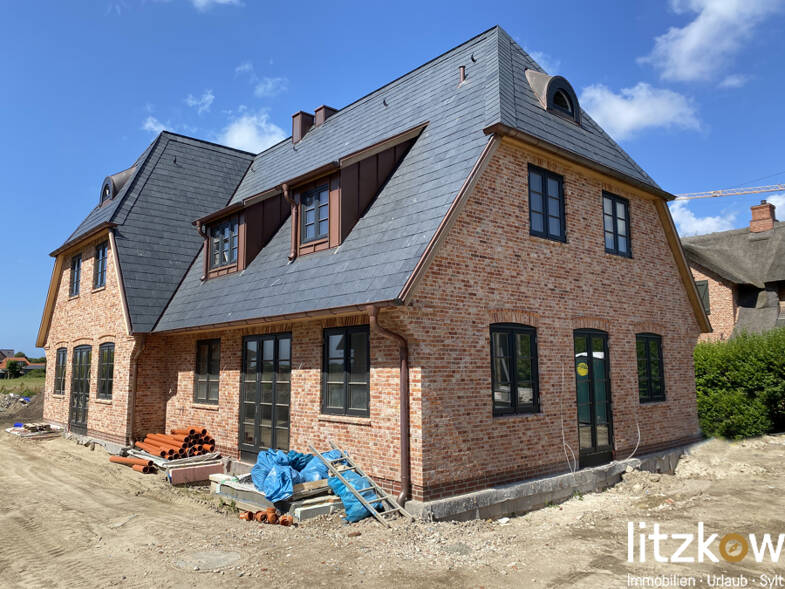 Doppelhaushälfte zum Kauf - Neubau 2.650.000 € 5 Zimmer 197,1 m² 899 m² Grundstück Morsum Sylt / Morsum 25980