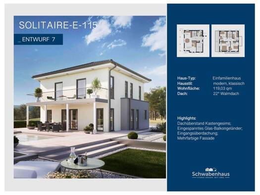 Einfamilienhaus zum Kauf provisionsfrei 700.936 € 4 Zimmer 119 m² 859 m² Grundstück Pausin Schönwalde-Glien 14621