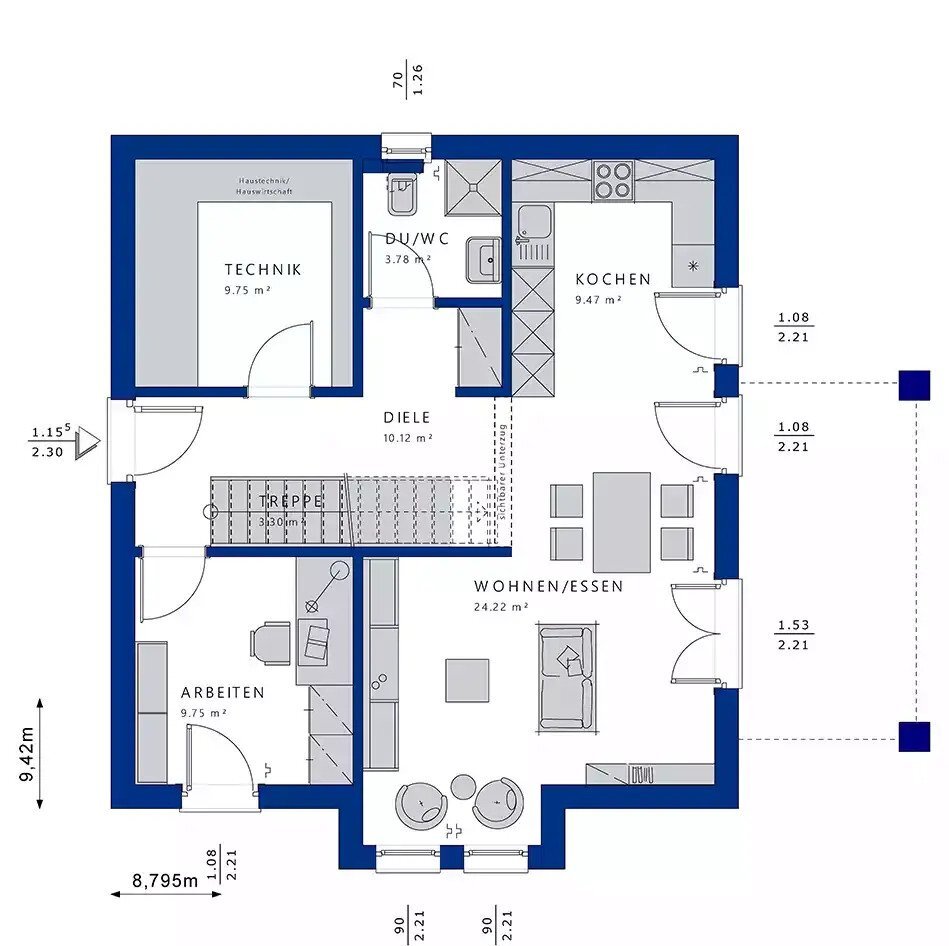 Haus zum Kauf 762.017 € 5 Zimmer 136 m²<br/>Wohnfläche 430 m²<br/>Grundstück Heimstättensiedlung Darmstadt 64295