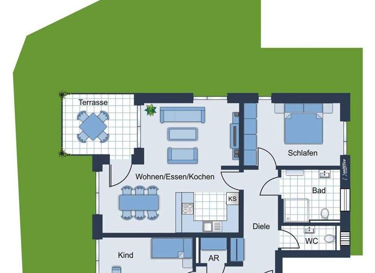 Wohnung zum Kauf - Erstbezug 495.000 € 4,5 Zimmer 109,8 m² EG Gemen Borken / Gemen 46325