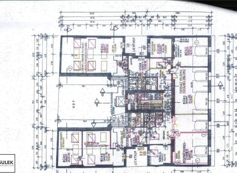 Büro zur Miete 16 € 5 Zimmer Wien 1030