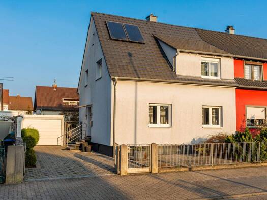 Doppelhaushälfte zum Kauf 499.000 € 4 Zimmer 114,7 m² 332 m² Grundstück Neureut Karlsruhe 76149