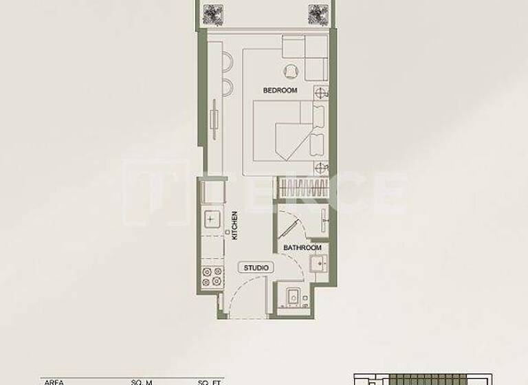 Studio zum Kauf 158.000 € 1 Zimmer 35 m² 3. Geschoss Dubai