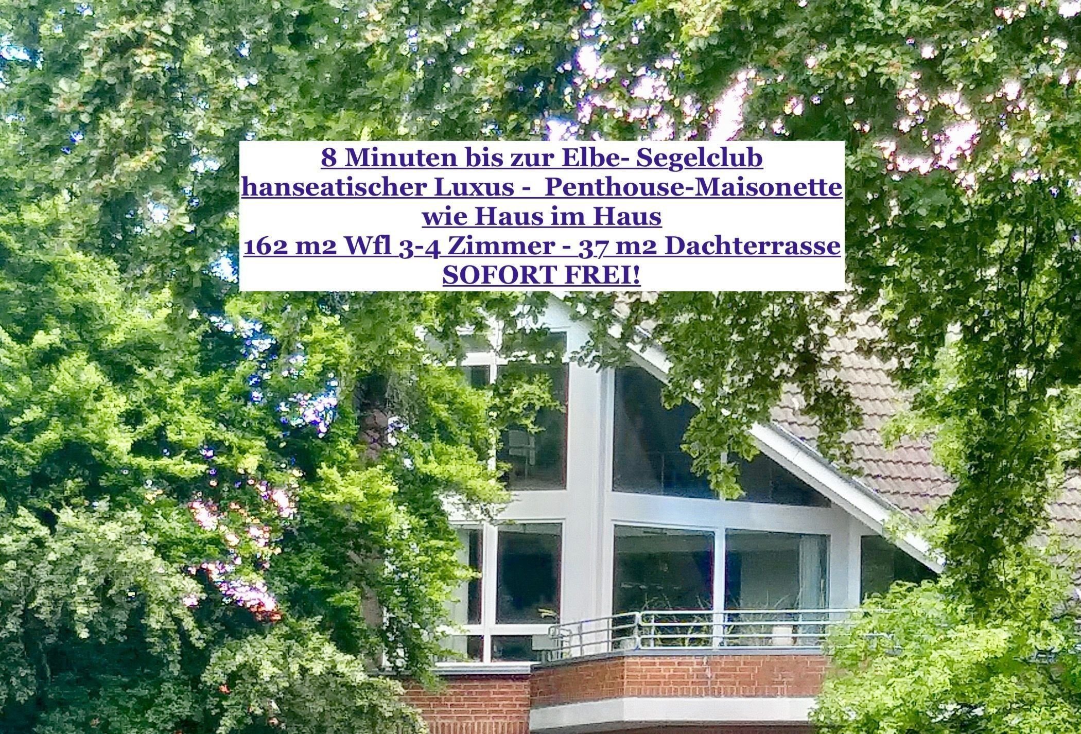 Penthouse zum Kauf 990.000 € 3 Zimmer 162 m²<br/>Wohnfläche 2.<br/>Geschoss ab sofort<br/>Verfügbarkeit Iserbrook Hamburg 22589