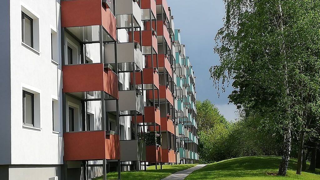 Studio zur Miete 211 € 1 Zimmer 26,8 m² 6. Geschoss Am Bernsdorfer Hang 10 Bernsdorf Chemnitz 09126