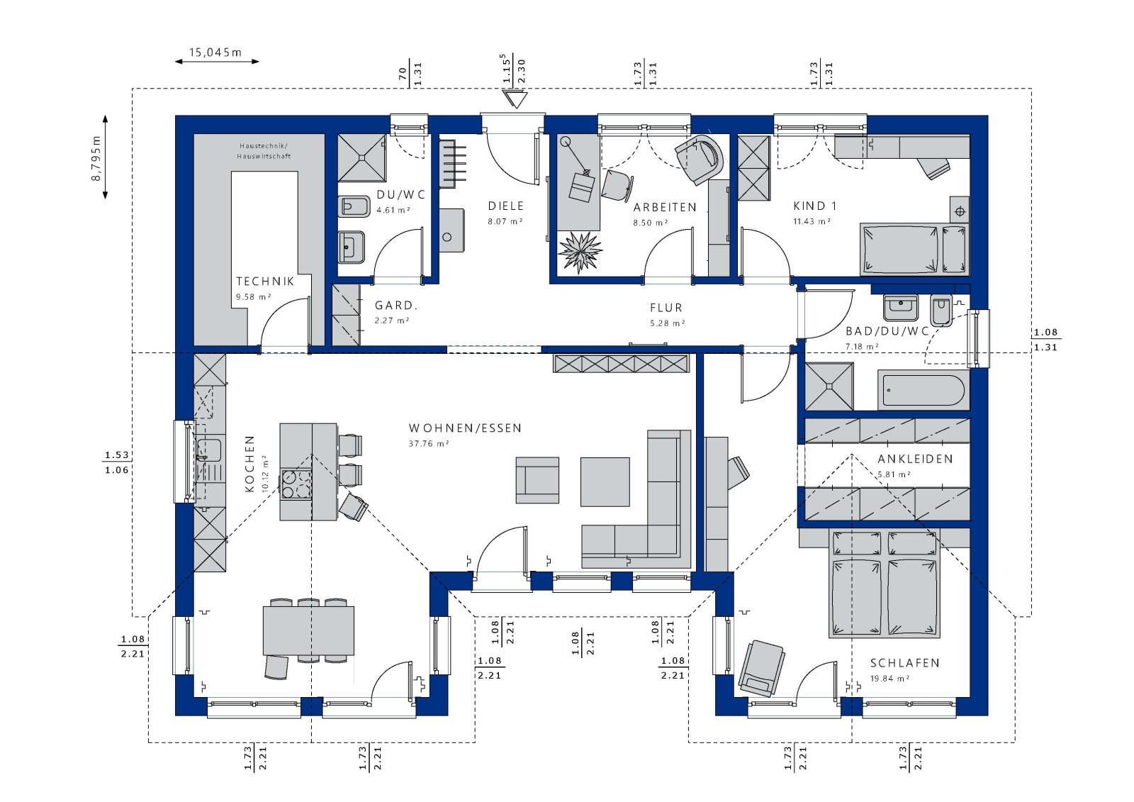 Bungalow zum Kauf 745.448 € 4 Zimmer 130 m²<br/>Wohnfläche 500 m²<br/>Grundstück Stein 24235