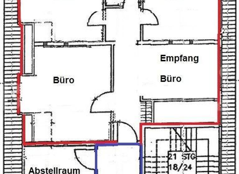 Büro zur Miete provisionsfrei 4 Zimmer Hafenstraße 48 Nördliche Mühlenvorstadt Greifswald 17489