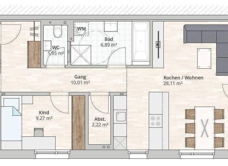 Terrassenwohnung zum Kauf - Erstbezug provisionsfrei 488.000 € 3 Zimmer 70,7 m² 1. Geschoss Rebbündten 17 Feldkirch 6800