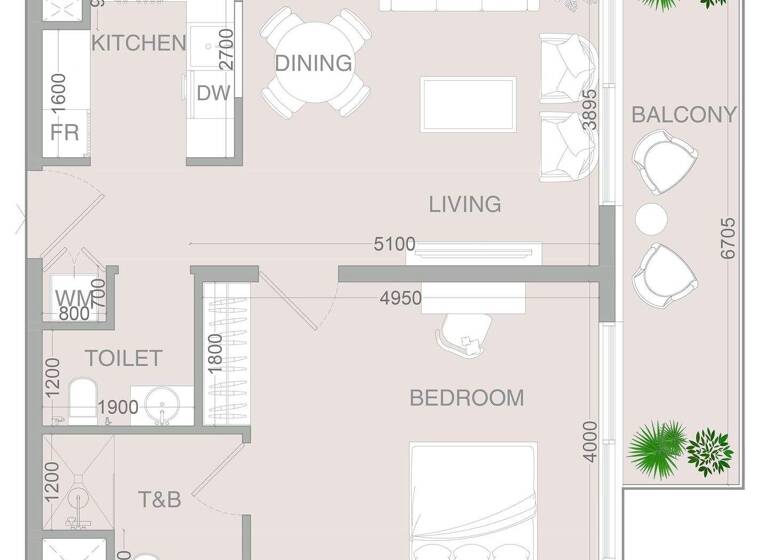 Wohnung zum Kauf provisionsfrei 271.988 € 2 Zimmer 70 m² Dubai 00000