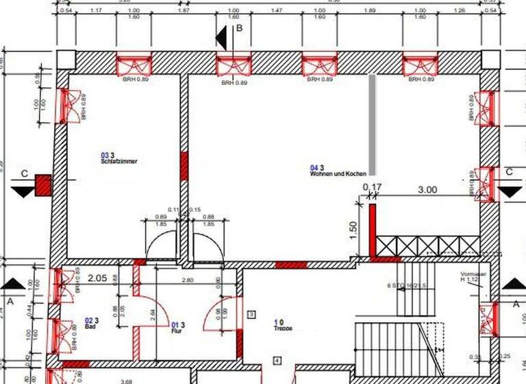 Wohnung zur Miete 800 € 2 Zimmer 72,8 m² 1. Geschoss Am Zehnt 9 Hilsbach Sinsheim-Hilsbach 74889