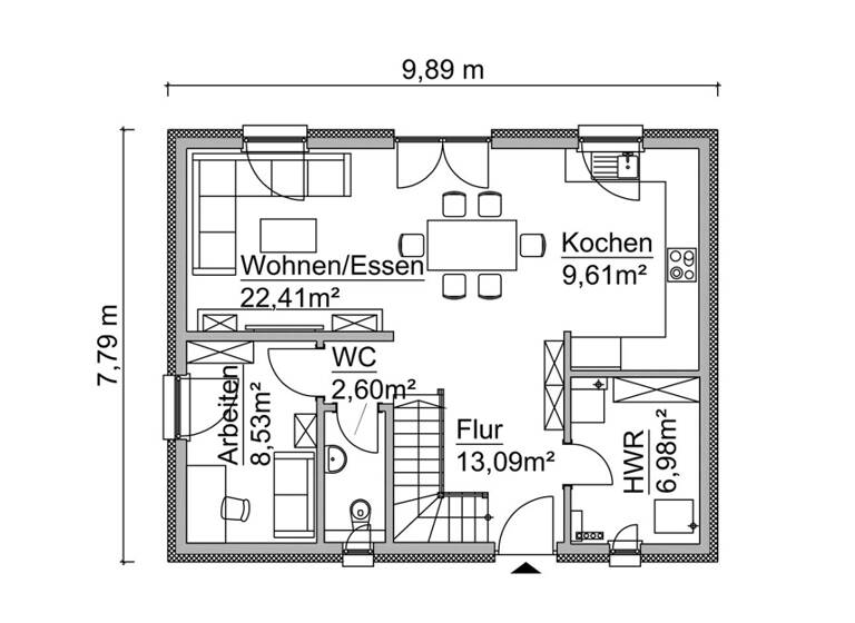 Einfamilienhaus zum Kauf 343.720 € 4 Zimmer 120,2 m² 762 m² Grundstück Frohburg 04654