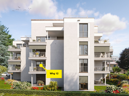 Terrassenwohnung zum Kauf - Erstbezug 392.000 € 2 Zimmer 53,4 m² Riedergasse 51 Bregenz 6900