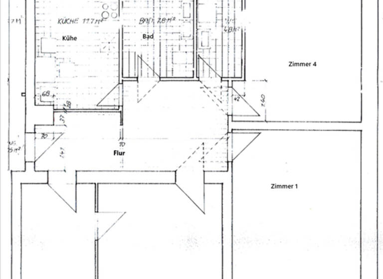 Wohnung zur Miete 895 € 4 Zimmer 119,4 m²<br/>Wohnfläche 1.<br/>Geschoss ab sofort<br/>Verfügbarkeit Fouquéstr. 5 Altstadt Brandenburg an der Havel 14770