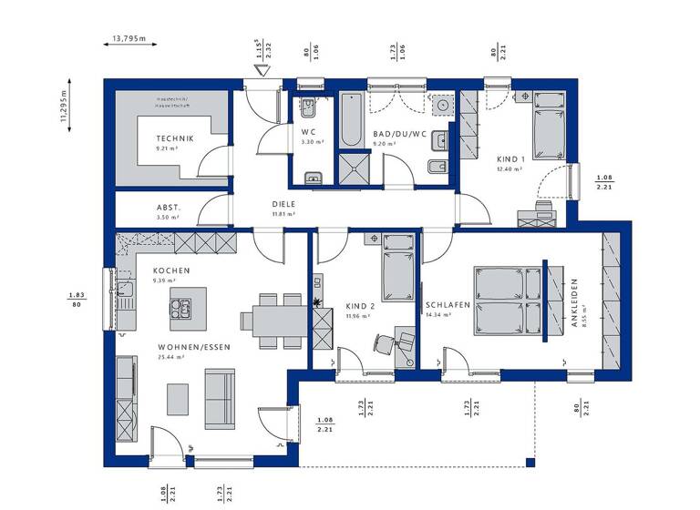 Haus zum Kauf 436.651 € 4 Zimmer 118 m² 429 m² Grundstück Senden 48308