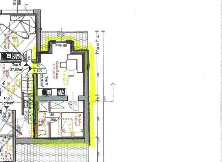 Wohnung zur Miete 790 € 2 Zimmer 24 m² 2. Geschoss frei ab 15.02.2026 Dornbirn 6850