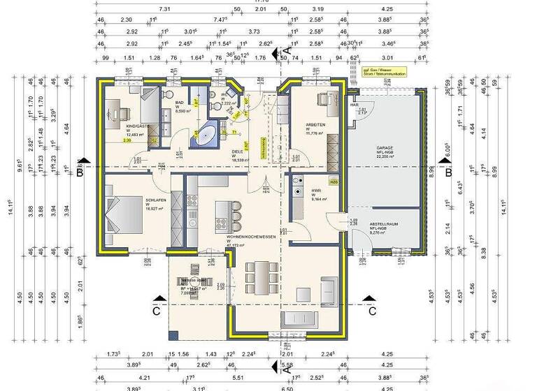 Bungalow zum Kauf - Erstbezug provisionsfrei 449.000 € 4 Zimmer 133 m² 600 m² Grundstück Herzlake 49770
