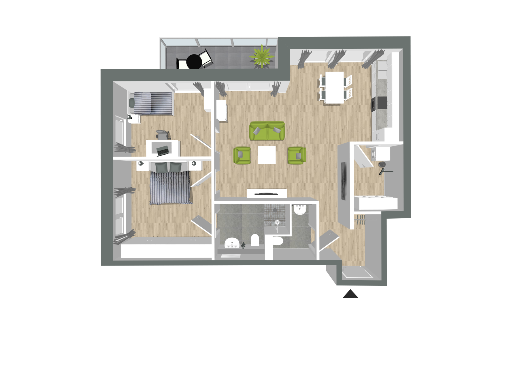 Wohnung zur Miete 983 € 3 Zimmer 86,9 m²<br/>Wohnfläche Kutenholz Kutenholz 27449