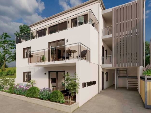 Wohnung zum Kauf - Erstbezug provisionsfrei als Kapitalanlage geeignet 386.186 € 81,2 m² Saaleblick 26 Salz 97616
