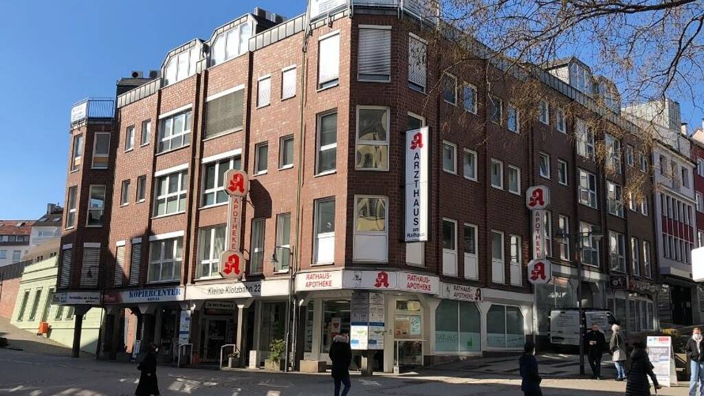 Praxisfläche zur Miete provisionsfrei 10,69 € 18 Zimmer 245 m² Bürofläche Kleine Klotzbahn 22 Elberfeld Wuppertal 42105