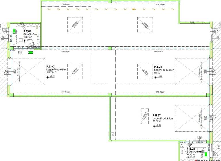 Halle/Industriefläche zur Miete 13 € 286 m² Lagerfläche Korneuburg 2100