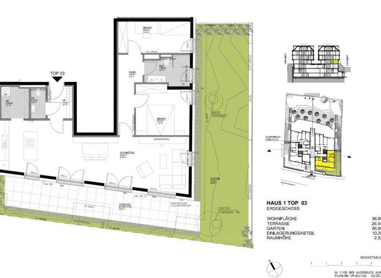 Wohnung zum Kauf provisionsfrei 616.700 € 3 Zimmer 86,9 m² Wien 1190
