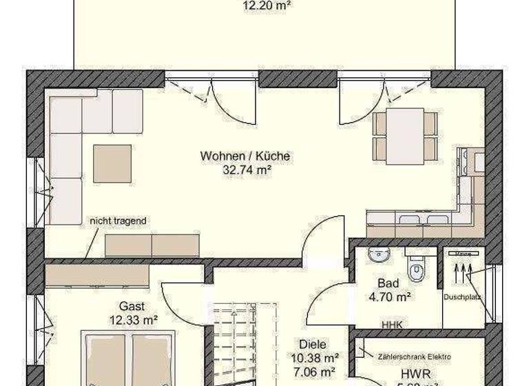 Grundstück zum Kauf provisionsfrei 69.564 € 1.054 m² Grundstück Wendorf 18442