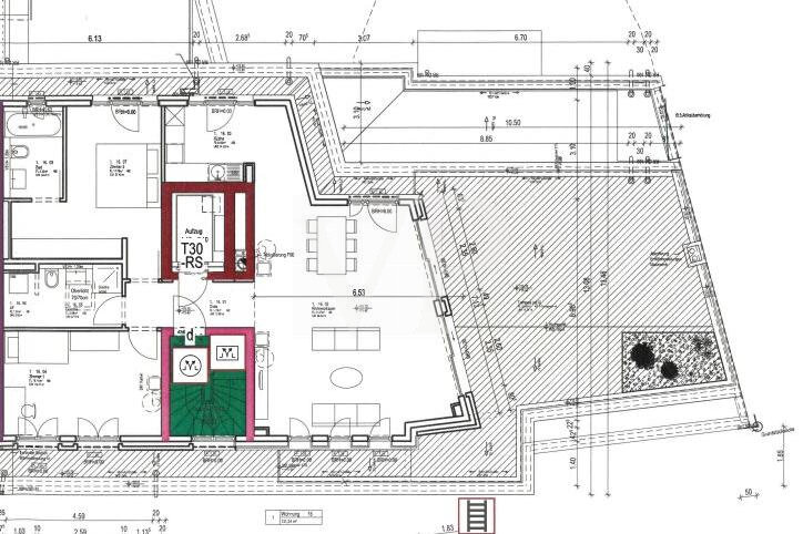 Penthouse zur Miete 2.100 € 3 Zimmer 140 m²<br/>Wohnfläche 5.<br/>Geschoss Lindenplatz Aachen 52064