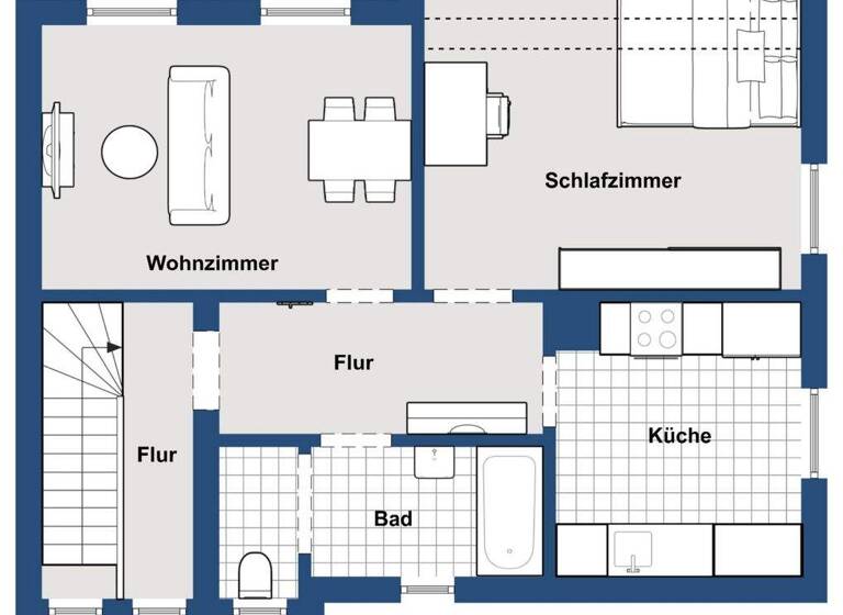 Wohnung zum Kauf 108.000 € 2 Zimmer 44 m² Besigheim 74354