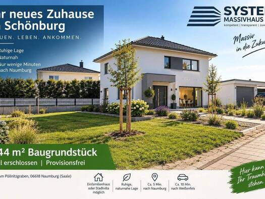 Stadthaus zum Kauf provisionsfrei 365.500 € 6,5 Zimmer 125 m² 544 m² Grundstück Am Pöllnitzgraben Flemmingen Naumburg (Saale) 06618