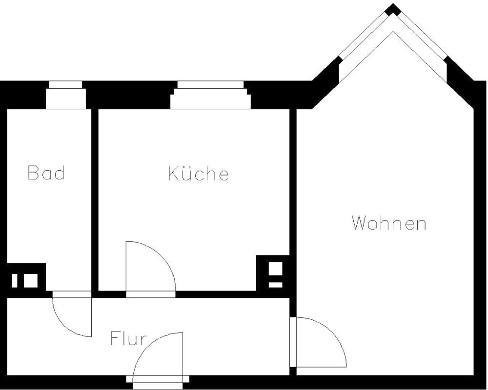 Wohnung zur Miete 198 € 1 Zimmer 39,6 m²<br/>Wohnfläche EG<br/>Geschoss Schellingstraße 36 Südvorstadt Plauen 08527