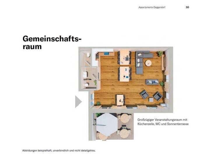 Studio zur Miete - Erstbezug 350 € 1 Zimmer 20,1 m² 3. Geschoss frei ab sofort Fischerdorf Deggendorf 94469