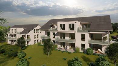 Wohnung zum Kauf - Neubau provisionsfrei 507.100 € 3 Zimmer 78,7 m² EG Pfuhl Neu-Ulm 89233