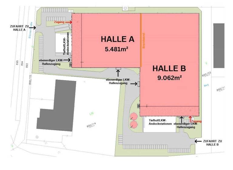 Lagerhalle zur Miete 27.614 m² Lagerfläche Margarethen am Moos 2433