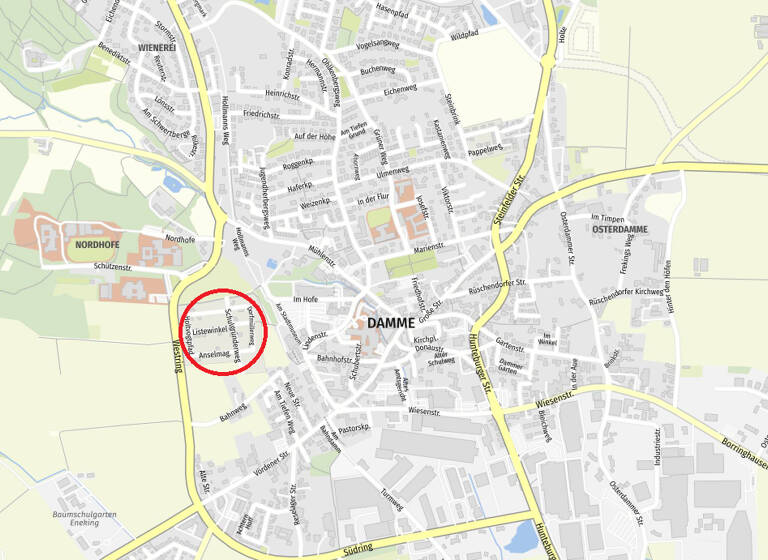 Grundstück zum Kauf provisionsfrei Damme-Süd Damme 49401