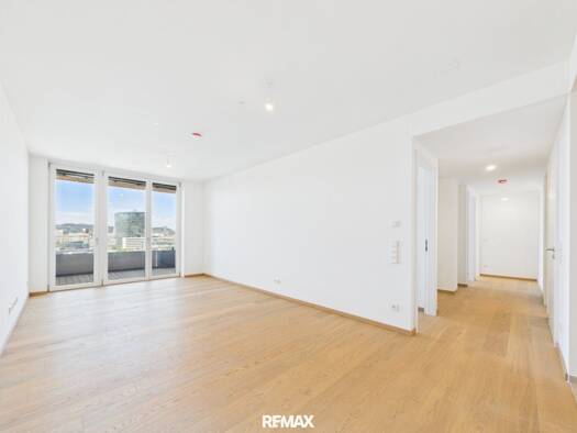 Terrassenwohnung zum Kauf - Erstbezug provisionsfrei 1.137.000 € 4 Zimmer 95,3 m² 12. Geschoss Meiereistraße 14 Leopoldstadt 1020