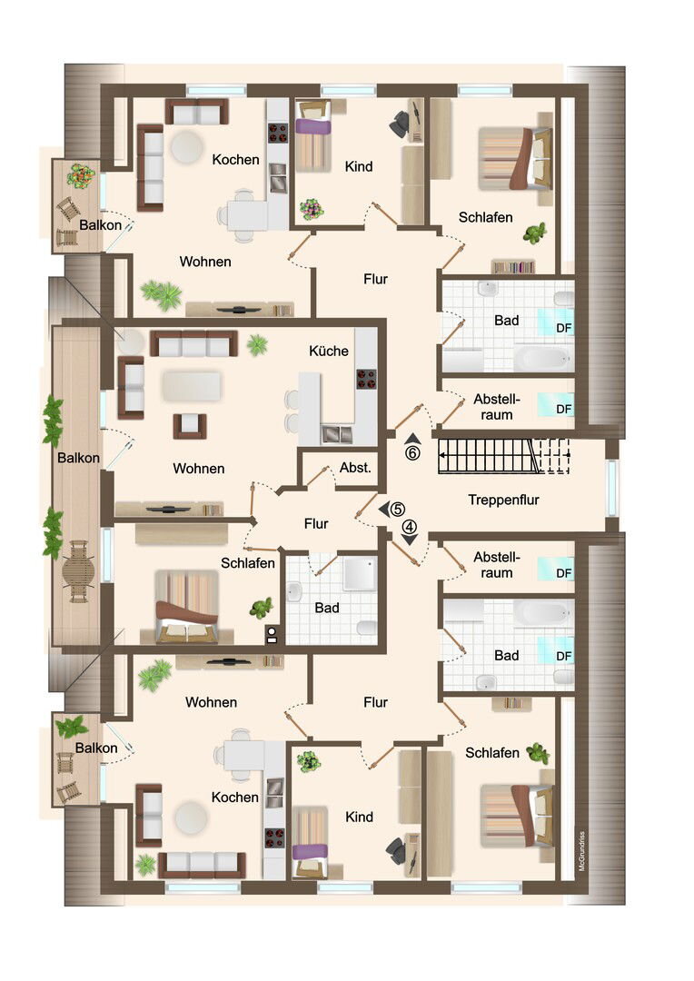 Wohnung zum Kauf provisionsfrei 139.000 € 3 Zimmer 72 m²<br/>Wohnfläche 1.<br/>Geschoss Warstade Hemmoor 21745