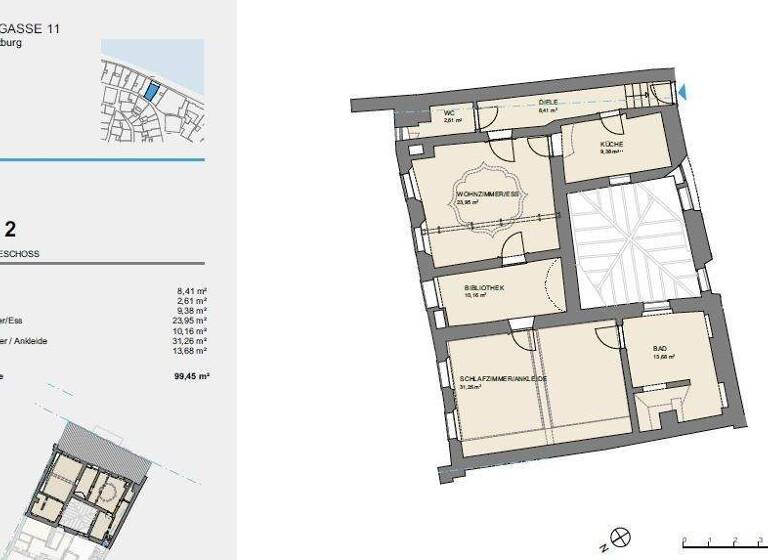 Wohnung zur Miete 1.343 € 3 Zimmer 99,5 m² Salzburg 5020
