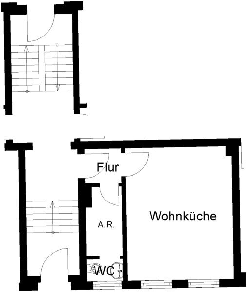 Wohnung zur Miete 255 € 1,5 Zimmer 25,5 m²<br/>Wohnfläche 03.01.2025<br/>Verfügbarkeit Richthofenstr. 10 Vahrenwald Hannover 30163